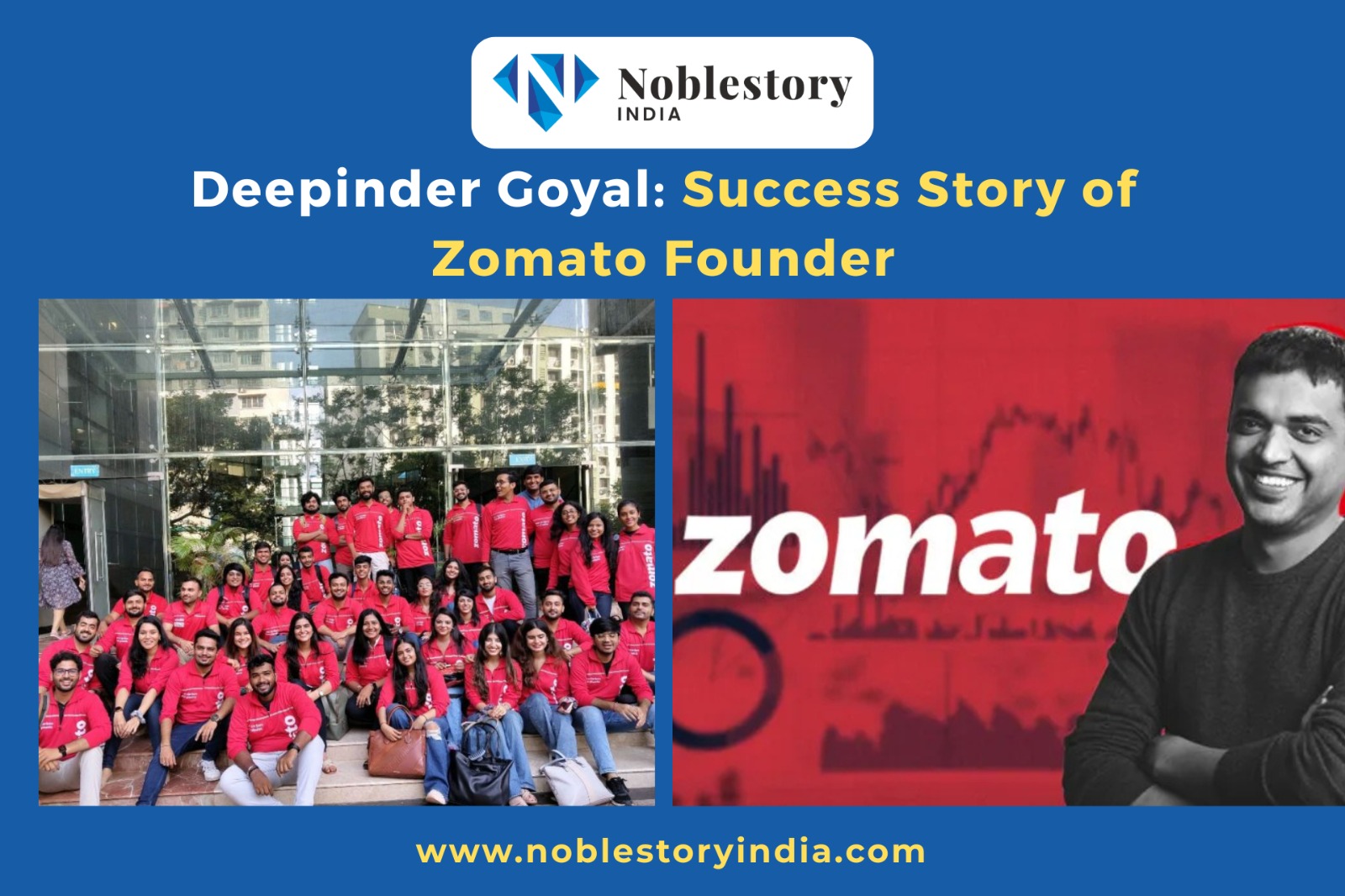 Zomato founder deepinder goyal